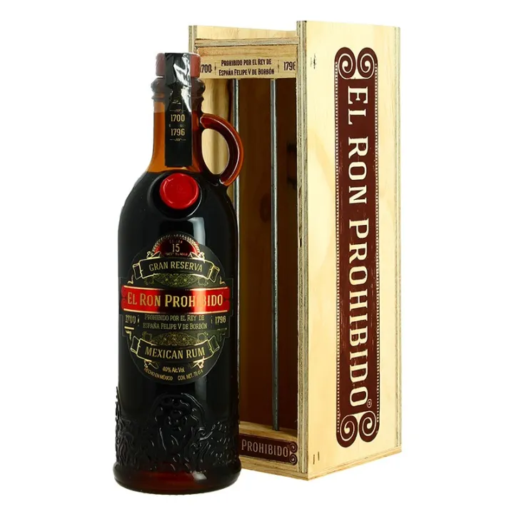 EL RON PROHIBIDO 15 ans Solera Rhum du Mexique