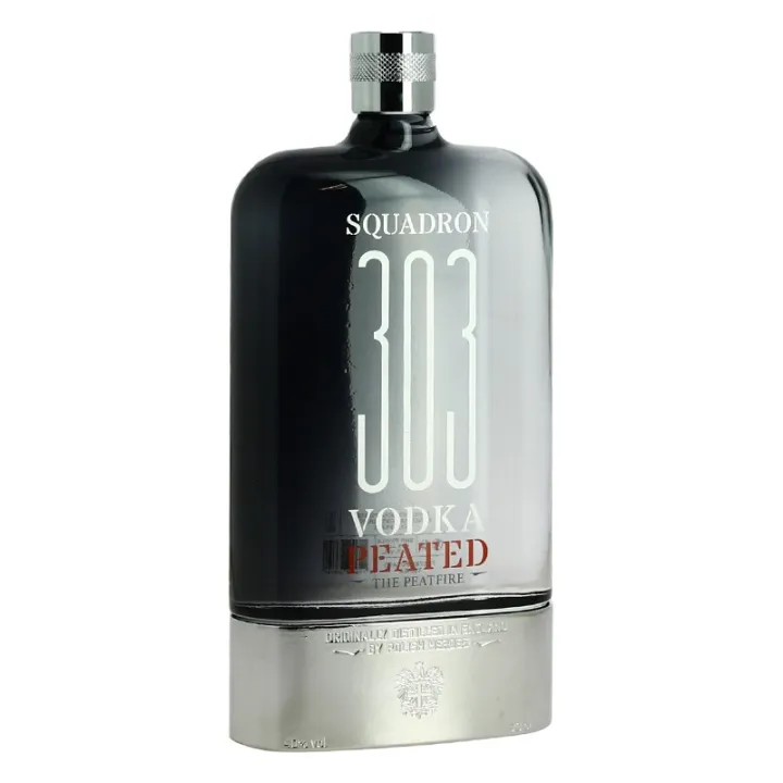 achat vodka tourbée Vodka SQUADRON 303 The PEAT FIRE