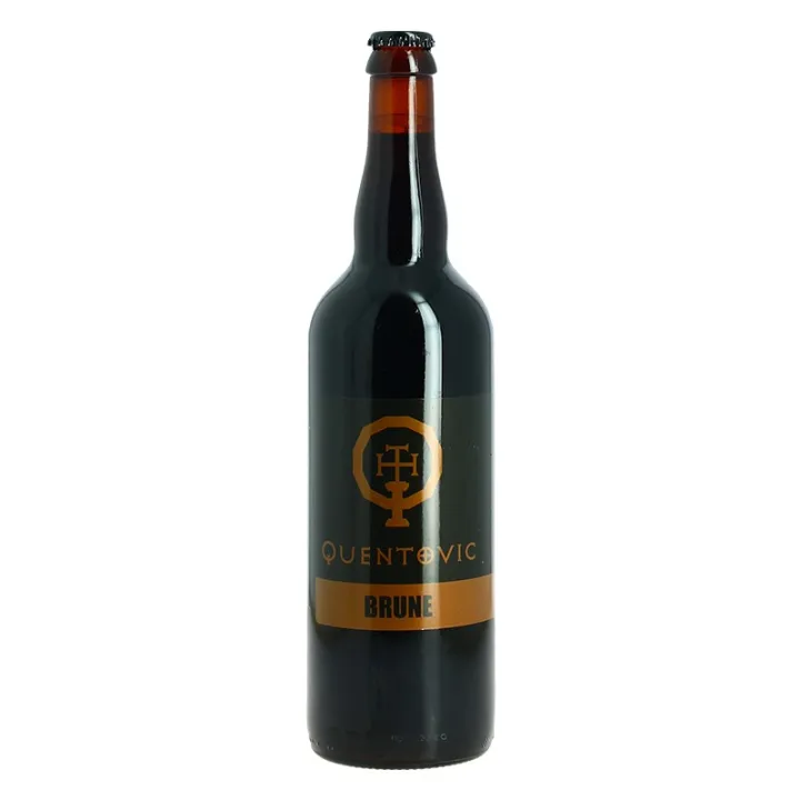 achat de bière QUENTOVIC Bière Brune 75 cl