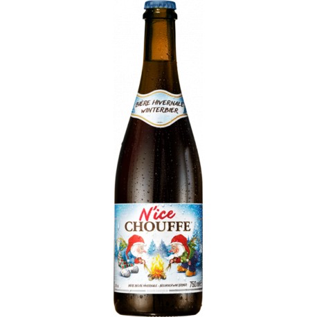 NICE CHOUFFE Bière d'Hiver Bière Belge Brune75 cl