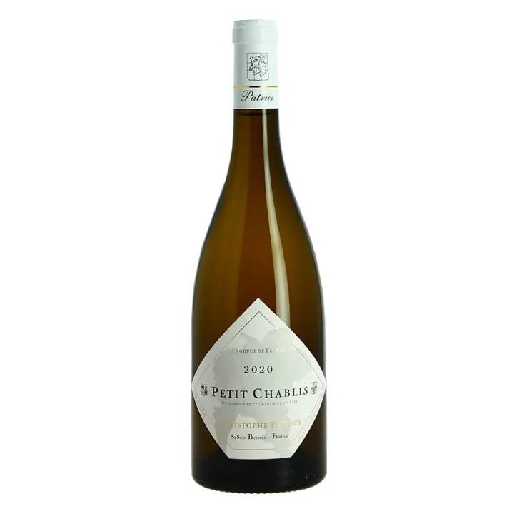 achat PETIT CHABLIS Domaine Christophe PATRICE 2025 75 cl