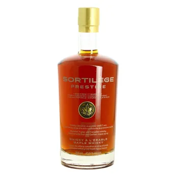 Sortilège Prestige Liqueur de Whisky Canadien de 7 ans et de Sirop d'Erable