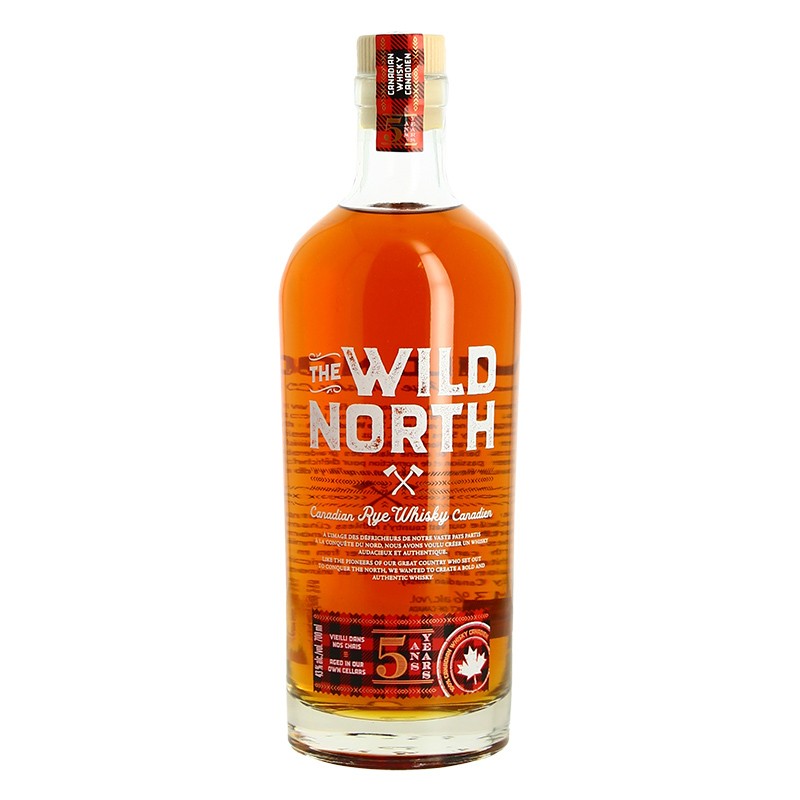 achat whisky du canada Rye Whisky CANADIEN The Wild North 70 cl