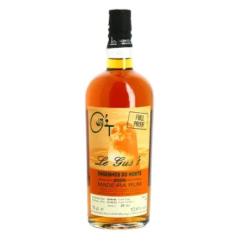 Rhum de Madère Engenhos do Norte 2006-2021 Full Proof, rhum 15 ans
