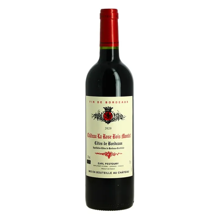 achat vin rouge Bordeaux La ROSE BOIS MONTET 2022 Côtes de Bordeaux