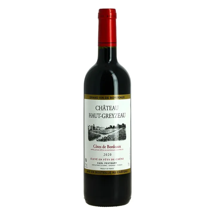 achat Château HAUT GREYZEAU 2022 Côtes de Bordeaux 75 cl
