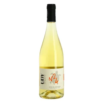 vin blanc uby 24 gros manseng bio du domaine uby