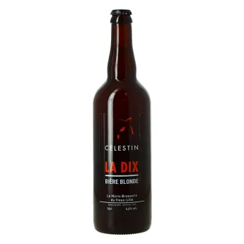 achat de La Dix Bière Blonde Biologique Brasserie Célestin du Vieux Lille