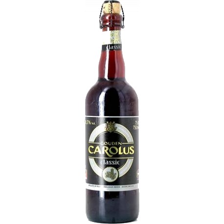 Bière CAROLUS CLASSIC Bière Brune Belge 75 cl
