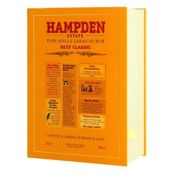 acheter Rhum HAMPDEN HLCF Classic 70 cl en Coffret  + 2 Verres