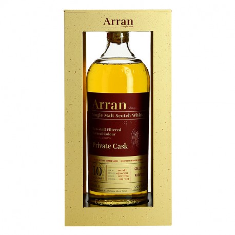 ARRAN 10 Ans Vintage 2011 PEATED First Fill Bourbon Barrel SINGLE CASK Collection ANTIPODES
