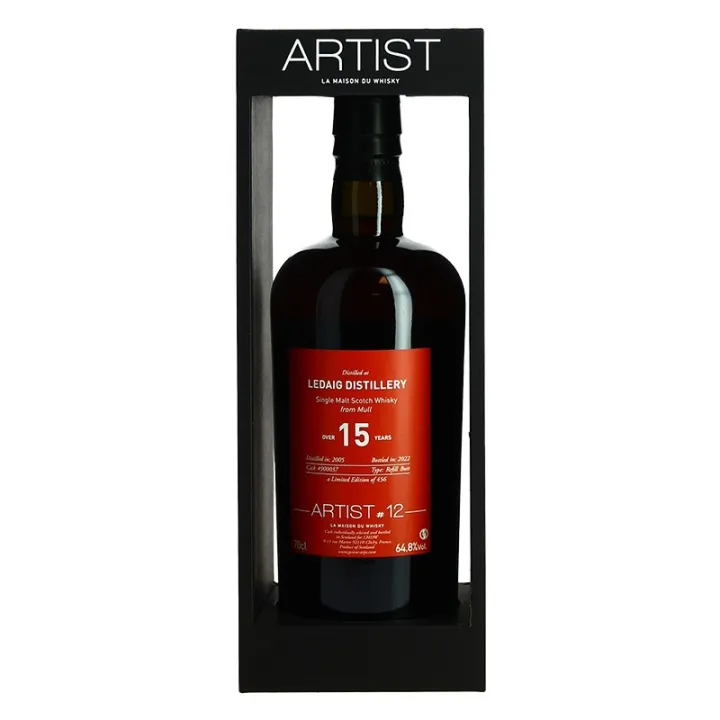 acheter Whisky LEDAIG Vintage 2005 OVER 15 Ans Collection ARTIST 12 70 cl
