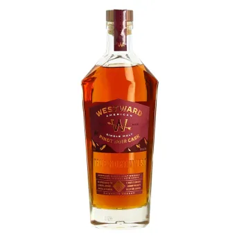 achat de WESTWARD American Single Malt PINOT NOIR Cask 70 cl