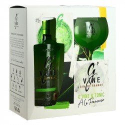 Coffret de Gin G'VINE FLORAISON Gin Français + 1 Verre