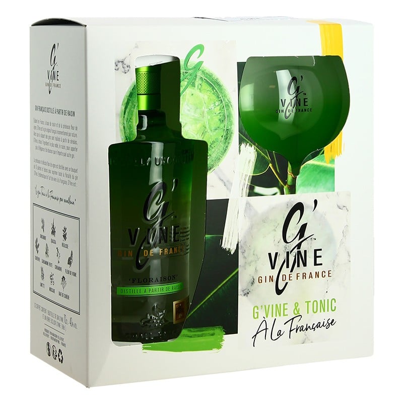 acheter Coffret de Gin G'VINE FLORAISON Gin Français + 1 Verre