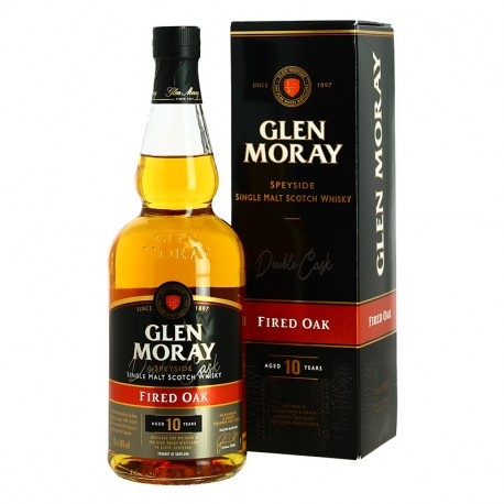 Whisky GLEN MORAY 10 Ans FIRED OAK Speyside Single Malt Whisky 70 cl