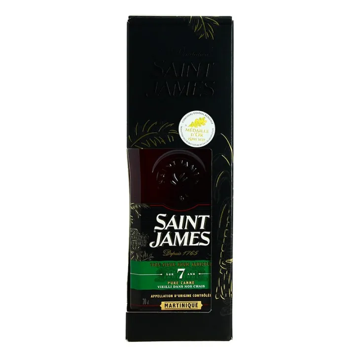 acheter Rhum Saint JAMES Très vieux RHUM Agricole de Martinique 7 Ans 70 cl