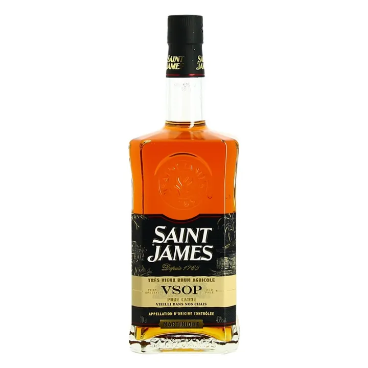 achat Rhum Saint  JAMES VSOP Très Vieux Rhum Agricole de Martinique 70 cl