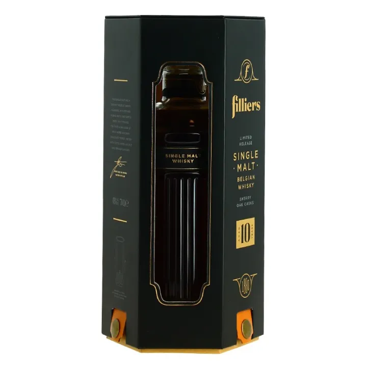 achat ded Whisky FILLIERS 10 Ans Single Malt Belge 70 cl
