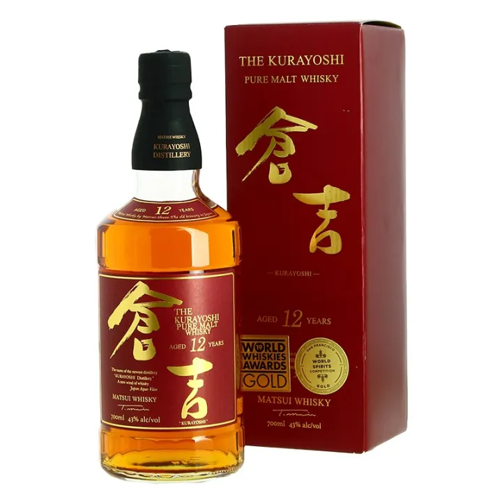 acheter The KURAYOSHI 12 ans Pure Malt Whisky du Japon 70 cl