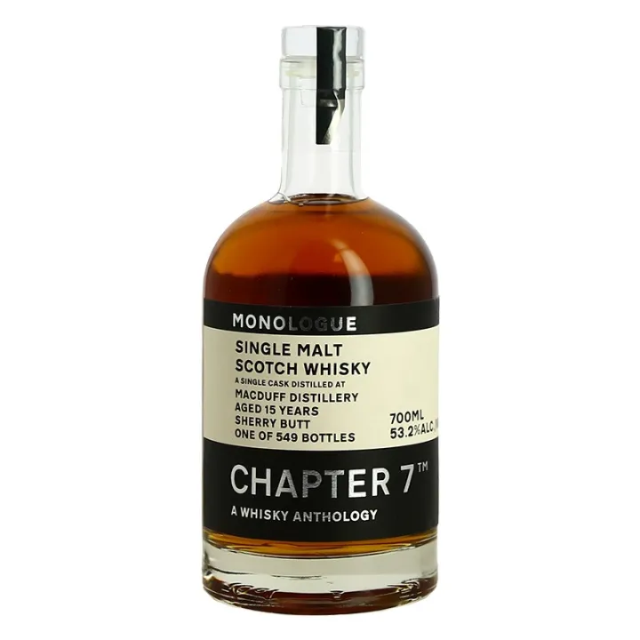 achat Whisky Single Cask CHAPTER 7 MONOLOGUE MACDUFF 15 ans fût de Sherry 70 cl