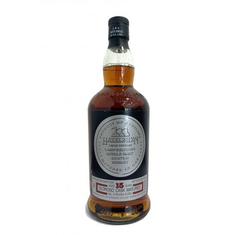 Whisky HAZELBURN Oloroso Sherry Wood 15 ans par Springbank 70 cl