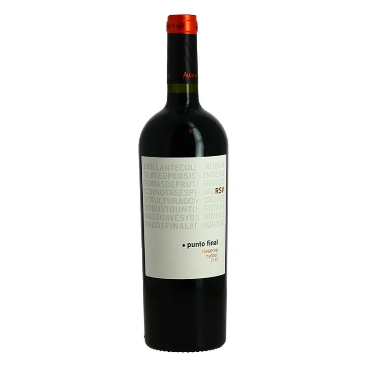 achat de PUNTO FINAL Reserva Malbec 2018Vin Rouge Argentin 75 cl