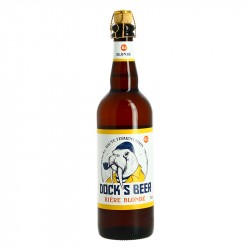 DOCK'S BEER  Bière Blonde de Haute Fermentation 75 cl