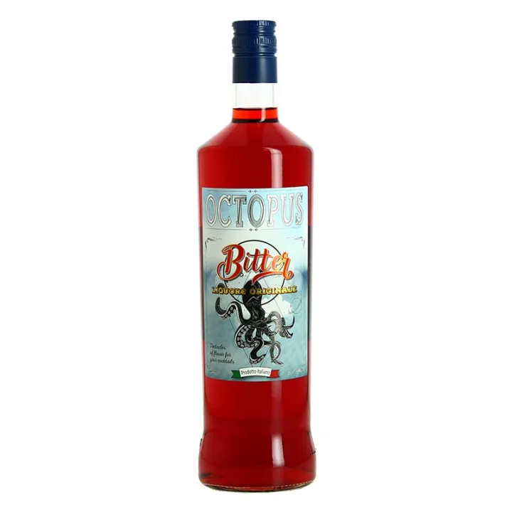 acheter bitter comme campari OCTOPUS BITTER Liquore Orignale 1L  25°