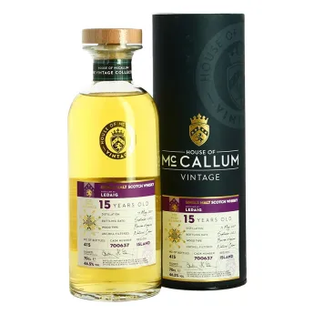 acheter Single Malt Whisky HOUSE of Mc CALLUM LEDAIG 15 ans Vintage 2007
