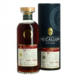 Single Malt Whisky HOUSE of Mc CALLUM GLEN ELGIN 11 ans Vintage 2011 70 cl