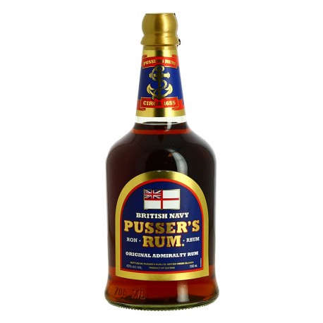 RHUM PUSSER'S Admiralty Rum British Navy 70 cl 40°