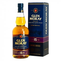 Whisky GLEN MORAY 15 Ans Elgin Heritage Speyside Scotch Single Malt  70 cl