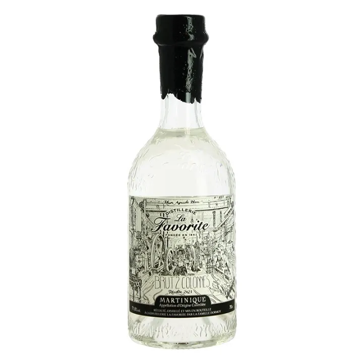 acheter Rhum Blanc Agricole La FAVORITE Brut 2 Colonnes 2021 70 cl 71,8°