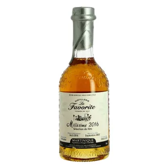 acheter Rhum La FAVORITE 2016 - 2022 6 ans  70 cl Rhum Ambré de Martinique