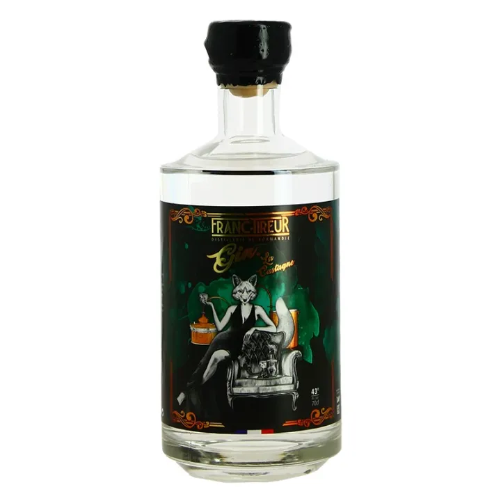 acheter GIN la CASTAGNE par Franc Tireur 70 cl 43°