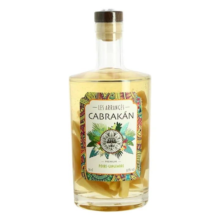 achat Rhum Arrangé CABRAKAN Poire Gingembre 70 cl