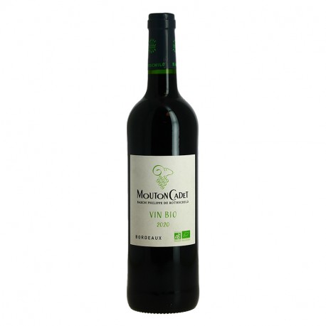 MOUTON CADET BIO Vin Rouge de Bordeaux Biologique 75 cl