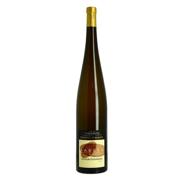 Caves de TURCKHEIM Magnum de GEWURZTRAMINER 2022  Sables et Galets