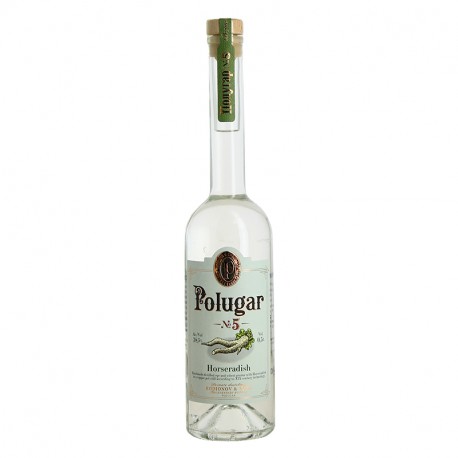 Vodka POLUGAR N°5 HORSERADISH (Raifort) 50 cl
