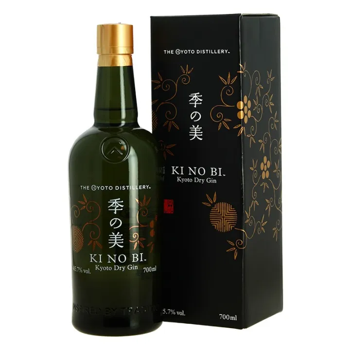 achat de gin KI NO BI Dry Gin Japonais de KYOTO 70 cl 45.7°