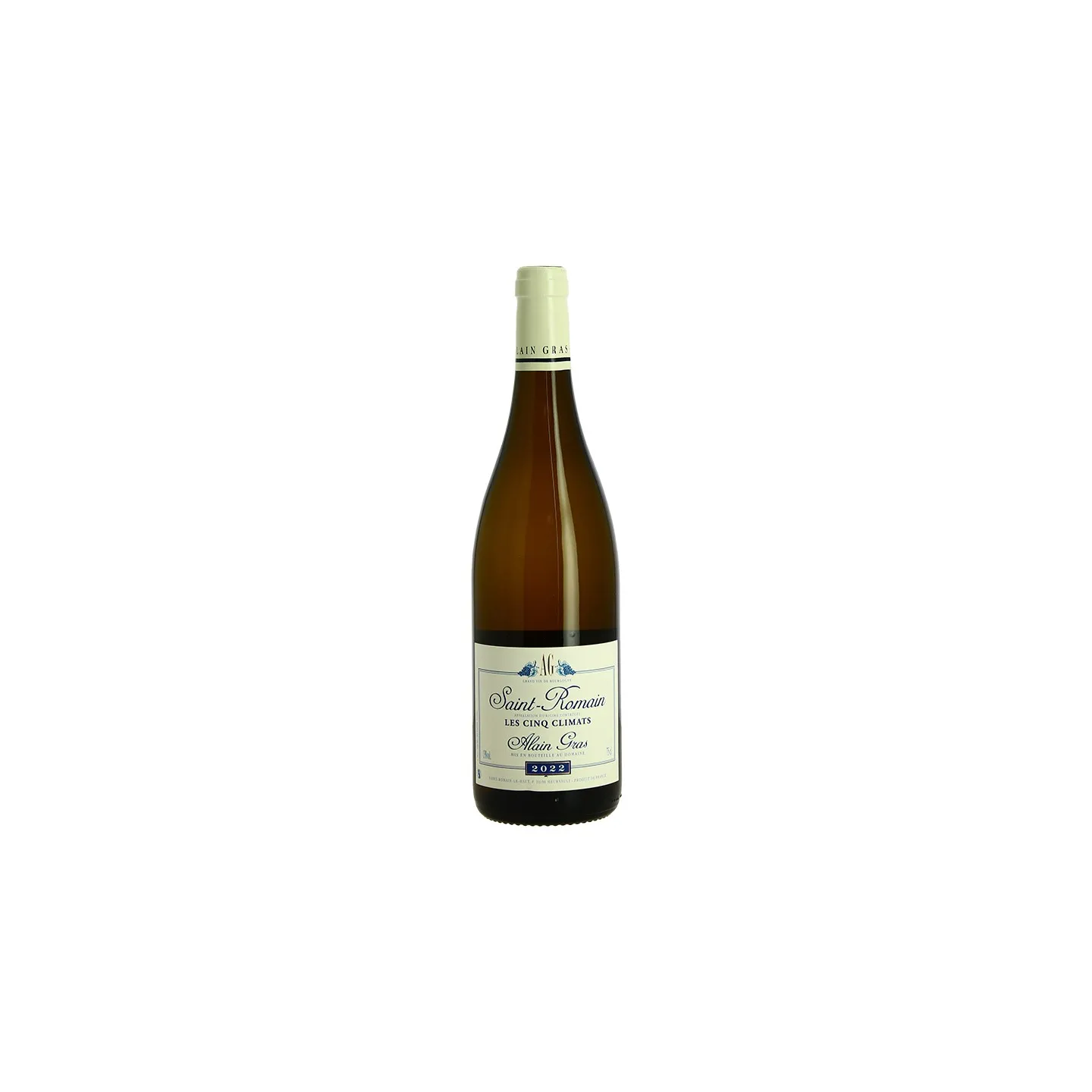 acheter Saint ROMAIN Blanc 2022 les cinq Climats par Alain GRAS 75 cl