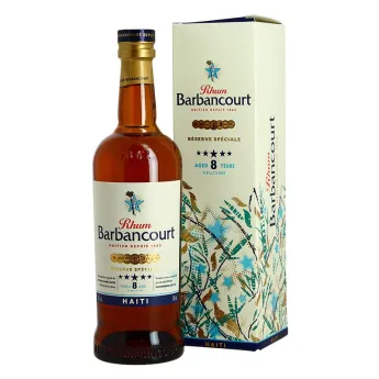 Barbancourt 5 * Réserve Spéciale 8 ans d'âge hum d'Haïti