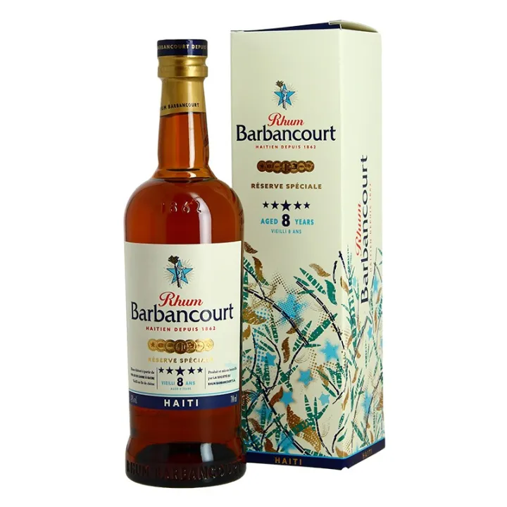 Barbancourt 5 * Réserve Spéciale 8 ans d'âge hum d'Haïti