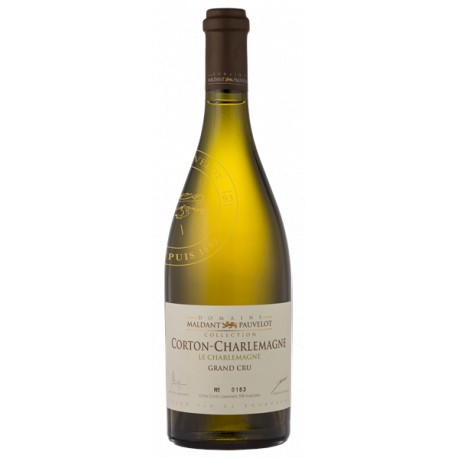 CORTON CHARLEMAGNE Blanc Grand Cru 2018 par MALDANT PAUVELOT 75 cl
