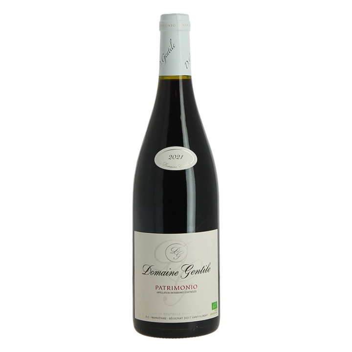 PATRIMONIO Rouge Domaine GENTILE 2021 75 cl Vin Rouge Bio de Corse
