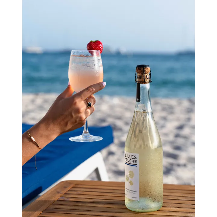 achat de Bulles de Ruche Hydromel Extra Brut Pétillant au Miel de Lavande 75 cl