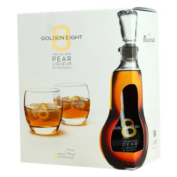 achat GOLDEN EIGHT 70 cl en Coffret cadeau + 2 verres