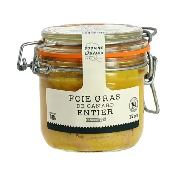 achat de FOIE GRAS de CANARD Entier 180 gr Domaine de LANVAUX