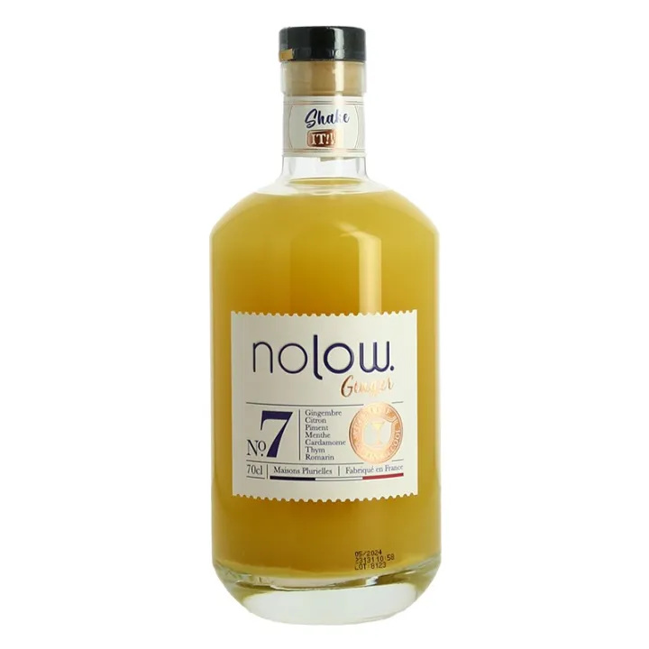 NOLOW GINGER N7  base de Gingembre, Citron, Piment apritif sans alcool